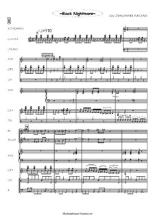 Black Nightmare: partitura completa by Lev Zemlinski