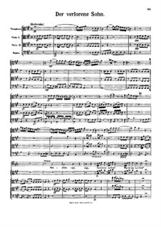 Der verlorene Sohn. Menschen sagt, was ist das Leben: Der verlorene Sohn. Menschen sagt, was ist das Leben by Johann Ernst Eberlin