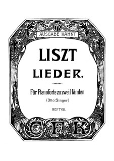 Collection Songs: Book VIII, for piano by Franz Liszt