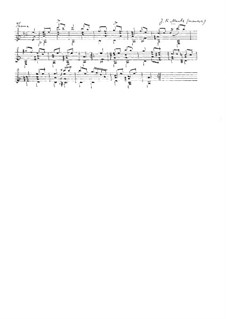 Theme for Guitar: Theme for Guitar by Johann Kaspar Mertz