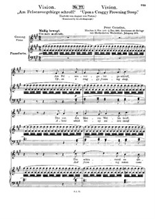 Vision ('Upon a Craggy Frowning Steep'): Vision ('Upon a Craggy Frowning Steep') by Peter Cornelius
