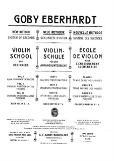 Violin School for Beginners: livro I by Goby Eberhardt