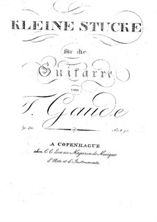Little Pieces for Guitar, Op.30: Little Pieces for Guitar by Theodor Gaude