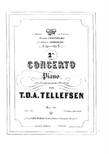 Piano Concerto No.2, Op.15: Movement I – solo part by Thomas Tellefsen