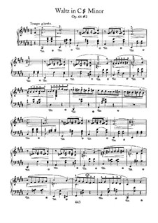 No.2 in C Sharp Minor: Para Piano by Frédéric Chopin