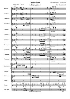 Upside Down: partitura completa by Lev Zemlinski