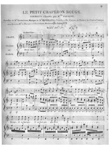 Le petit chaperon rouge (Little Red Riding Hood): Le petit chaperon rouge (Little Red Riding Hood) by Henric Herdlizka