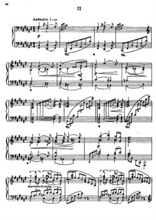 Sonata for Piano No.1 in B Flat Minor, Op.74: movimento II by Alexander Glazunov