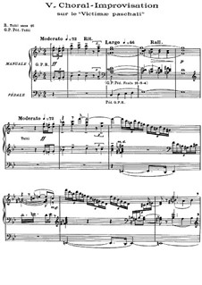 Chorale-Improvisation on 'Victimae paschali': Chorale-Improvisation on 'Victimae paschali' by Charles Tournemire