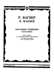 Vocal Works: trabalho de vocais by Richard Wagner