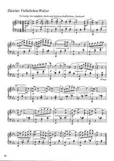 Züricher Vielliebchen-Walzer, WWV 88: Züricher Vielliebchen-Walzer by Richard Wagner