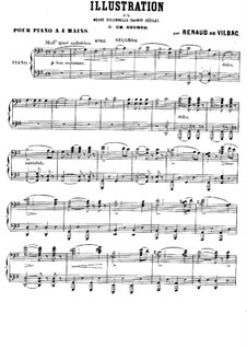 Illustration for 'Messe solennelle' by Gounod: Illustration for 'Messe solennelle' by Gounod by Renaud de Vilbac