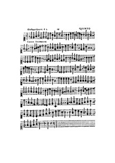 Canzon Decimanona: Quinto part by Gioseffo Guami