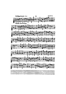 Canzon Decimanona: parte alto by Gioseffo Guami