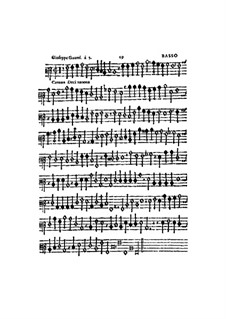 Canzon Decimanona: Basso part by Gioseffo Guami