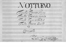 Nocturne in D Major for Four Flutes: Nocturne in D Major for Four Flutes by Carl Ditters von Dittersdorf