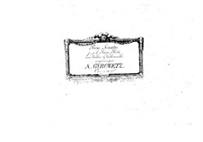 Three Sonatas for Piano Trio, Op.41: Três sonatas para trio de piano by Adalbert Gyrowetz