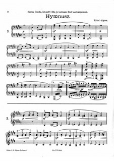 Himnusz: para piano de seis mãos by Ferenc Erkel