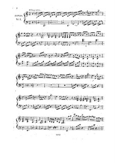 Four Rondos for Guitar and Piano: livro II by Mauro Giuliani