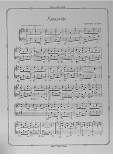 Xmastide. Piece for Piano: Xmastide. Piece for Piano by Esther Kahn