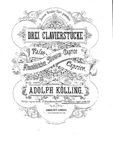Polonaise-Caprice for Piano, Op.7: Polonaise-Caprice for Piano by Adolph Kölling