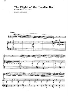 Flight of the Bumblebee: para flauta e piano by Nikolai Rimsky-Korsakov