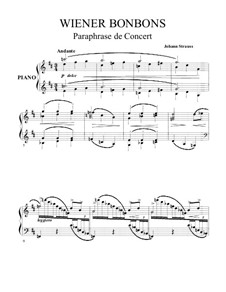 Concert Paraphrase on 'Viennese Sweets' by J. Strauss: Para Piano by Julie Rivé-King