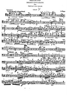 Isolde's Love Death: parte violoncelo by Richard Wagner