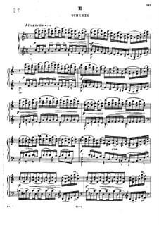 Sonata for Piano No.2 in E Minor, Op.75: movimento II by Alexander Glazunov