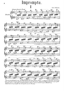 Three Impromptus, Op.59: Three Impromptus by Carl Nielsen