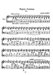 Douze études caractéristiques, Op.2: Etude No.4 'Repos d'amour' by Adolf von Henselt