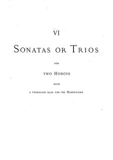 Trio Sonatas: Trio Sonatas by Georg Friedrich Händel