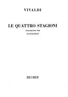 Le quattro stagioni (The Four Seasons): set completo, RV 269, 315, 293, 297 by Antonio Vivaldi