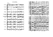 Gloria: Partitura completa by Johann Sebastian Bach