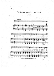 Baby Adrift at Sea: Baby Adrift at Sea by Paul Dresser