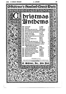 Vocal version: Para coro e órgão by Adolphe Adam