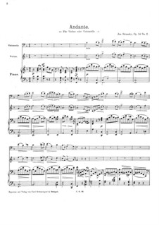 Andante, Op.34 No.2: Andante by Josef Stransky