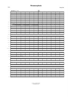 Metamorphosis: Full orchestra, AMSM23 by Doug Clyde