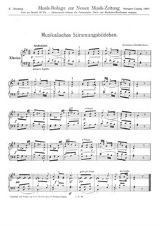Musikalisches Stimmungsbildchen: Musikalisches Stimmungsbildchen by Gustav Graben-Hoffmann