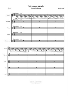 Metamorphosis: String orchestra, AMSM30 by Doug Clyde