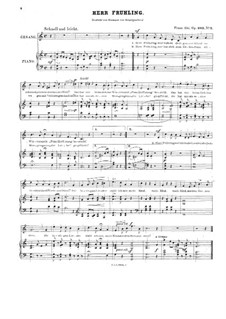 Herr Frühling, Op.605 No.2: Herr Frühling by Franz Wilhelm Abt