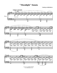 Movement I: para um único musico (Editado por H. Bulow) by Ludwig van Beethoven