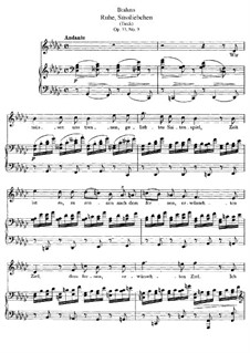 Fifteen Romances, Op.33: No.8-15 by Johannes Brahms