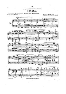 Sonata for Piano No.4, Op.7: For a single performer by Ludwig van Beethoven