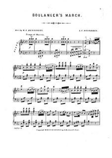 General Boulanger's March: General Boulanger's March by Louis César Desormes