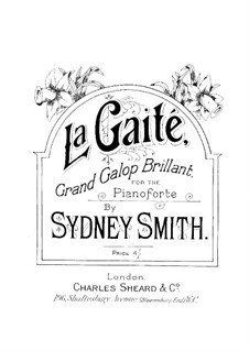 La gaité, Op.9: La gaité by Sydney Smith