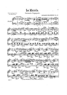 Spanish Serenade 'La Manola', Op.85: Spanish Serenade 'La Manola' by Richard Eilenberg