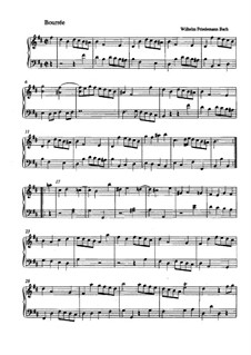 Five Pieces: No.5 Bourrée by Wilhelm Friedemann Bach