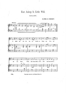 Fast Asleep is Little Will: Fast Asleep is Little Will by Theodore Havermeyer Northrup