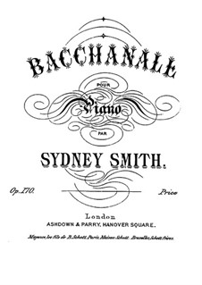 Bacchanale, Op.170: Bacchanale by Sydney Smith